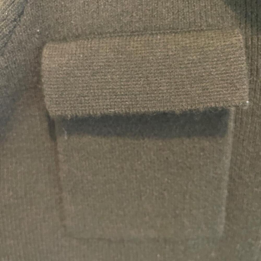 LOFT Olive Green Collared Cardigan Sweater Jacket M - Picture 3 of 8